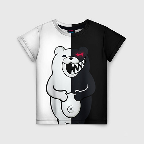 Детская футболка MONOKUMA / 3D-принт – фото 1