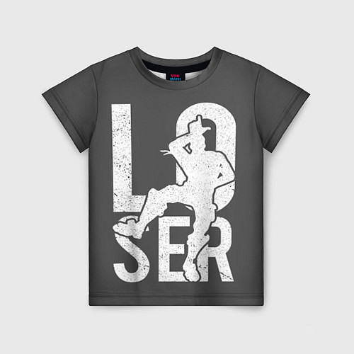 Детская футболка Fortnite Loser / 3D-принт – фото 1