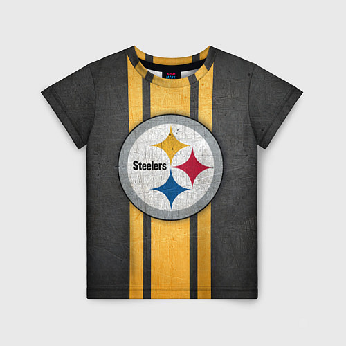 Детская футболка Pittsburgh Steelers / 3D-принт – фото 1