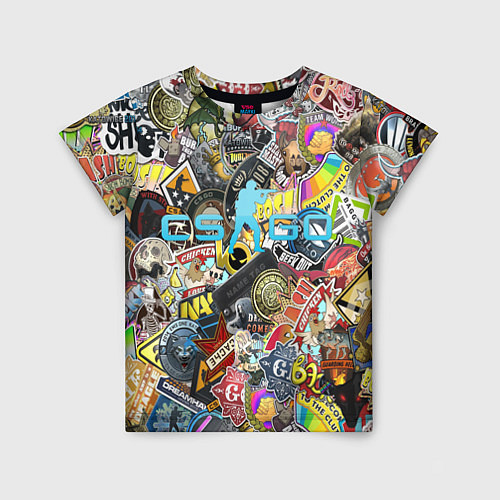 Детская футболка CS GO / 3D-принт – фото 1