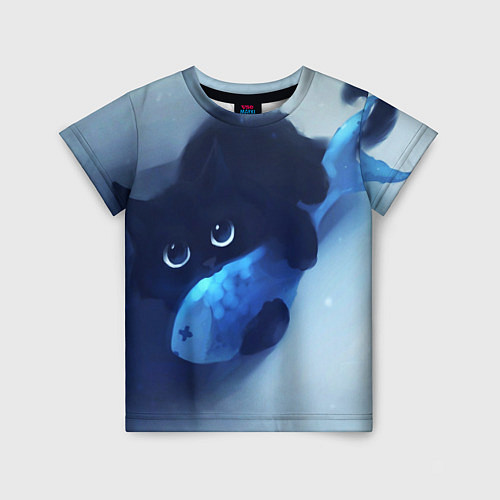 Детская футболка Аниме CAT / 3D-принт – фото 1