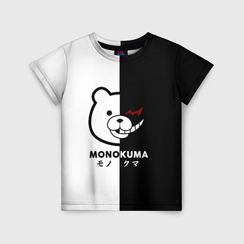Детская футболка Monokuma / 3D-принт – фото 1