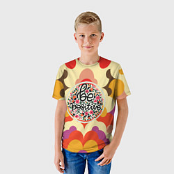 Футболка детская На позитиве, цвет: 3D-принт — фото 2