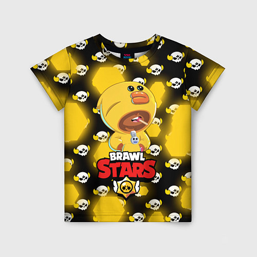 Детская футболка BRAWL STARS SALLY LEON / 3D-принт – фото 1