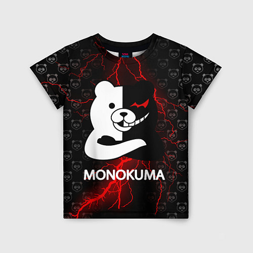 Детская футболка MONOKUMA / 3D-принт – фото 1