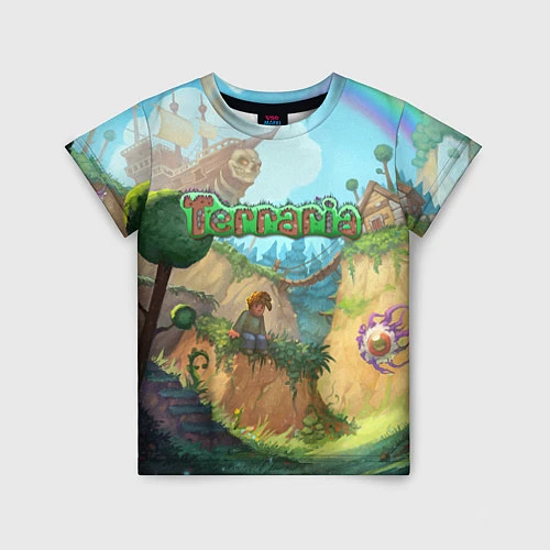 Детская футболка Terraria / 3D-принт – фото 1