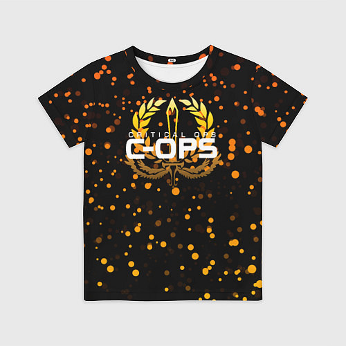 Детская футболка CRITICAL OPS C-OPS / 3D-принт – фото 1