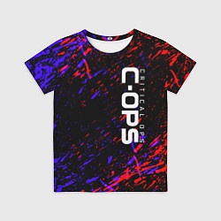 Футболка детская Critical Ops, цвет: 3D-принт