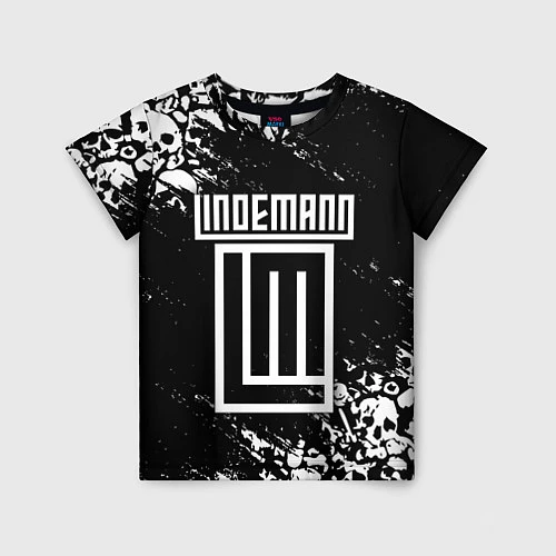 Детская футболка LINDEMANN / 3D-принт – фото 1
