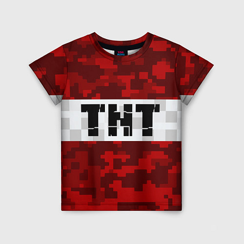 Детская футболка MINECRAFT TNT / 3D-принт – фото 1