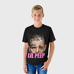 Футболка детская Lil Peep, цвет: 3D-принт — фото 2