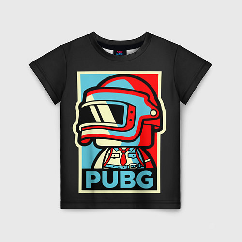 Детская футболка PUBG / 3D-принт – фото 1