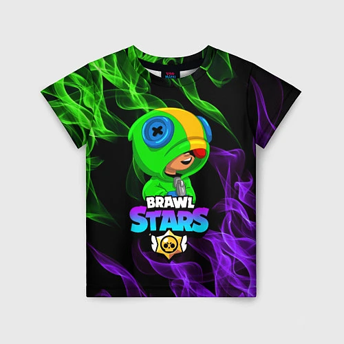 Детская футболка BRAWL STARS LEON / 3D-принт – фото 1