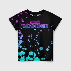 Футболка детская Chicken Dinner, цвет: 3D-принт