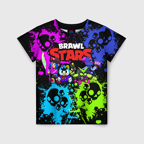Детская футболка BRAWL STARS / 3D-принт – фото 1