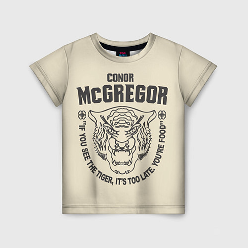 Детская футболка Conor McGregor / 3D-принт – фото 1
