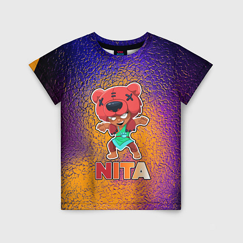 Детская футболка Brawl Stars Nita / 3D-принт – фото 1