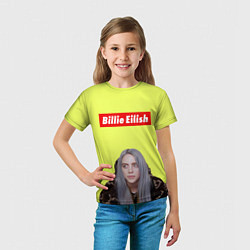 Футболка детская BILLIE EILISH, цвет: 3D-принт — фото 2