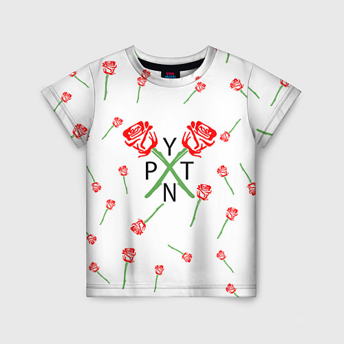 Детская футболка Payton Moormeier: White Style / 3D-принт – фото 1