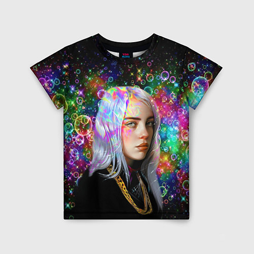 Детская футболка Billie Eilish / 3D-принт – фото 1