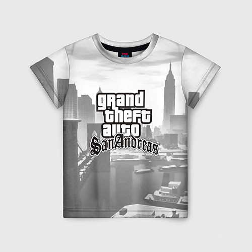 Детская футболка GTA SanAndreas / 3D-принт – фото 1
