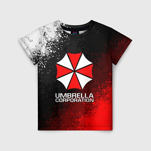 Детская футболка UMBRELLA CORP / 3D-принт – фото 1