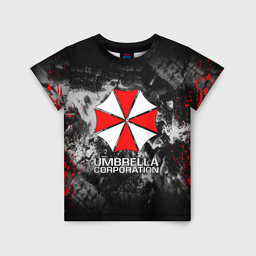 Детская футболка UMBRELLA CORP / 3D-принт – фото 1