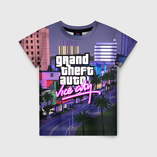 Детская футболка Grand Theft Auto Vice City / 3D-принт – фото 1