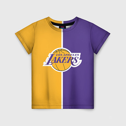 Детская футболка LA LAKERS / 3D-принт – фото 1