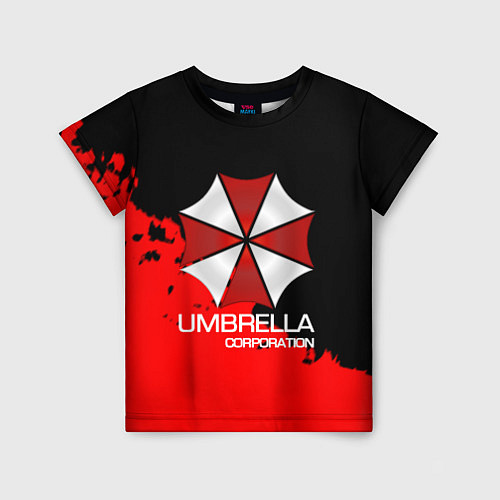 Детская футболка UMBRELLA CORP / 3D-принт – фото 1