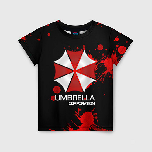 Детская футболка UMBRELLA CORP / 3D-принт – фото 1