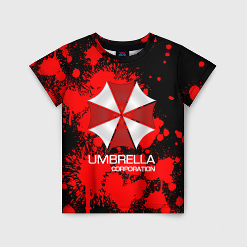 Детская футболка UMBRELLA CORP / 3D-принт – фото 1