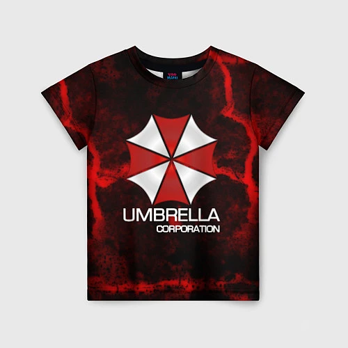 Детская футболка UMBRELLA CORP / 3D-принт – фото 1