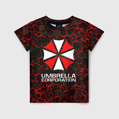 Детская футболка UMBRELLA CORPORATION / 3D-принт – фото 1