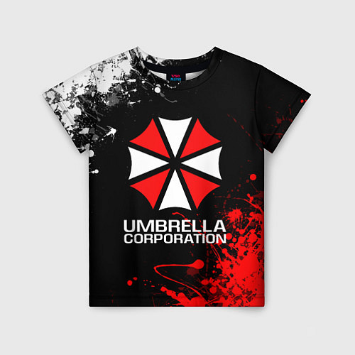 Детская футболка UMBRELLA CORPORATION / 3D-принт – фото 1