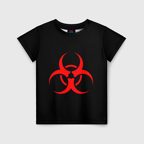 Детская футболка Plague inc / 3D-принт – фото 1