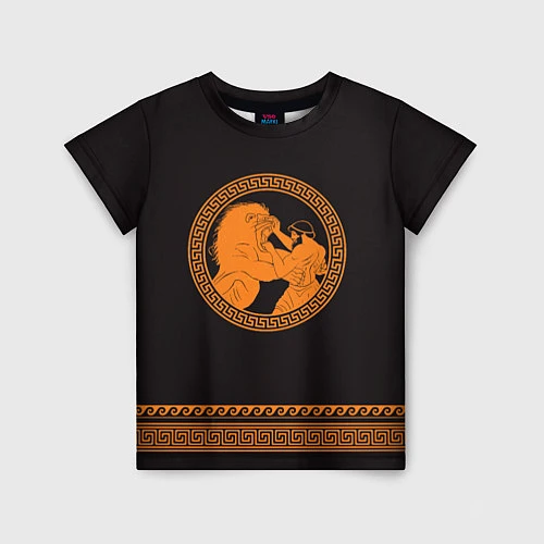 Детская футболка Греко-римская борьба / 3D-принт – фото 1