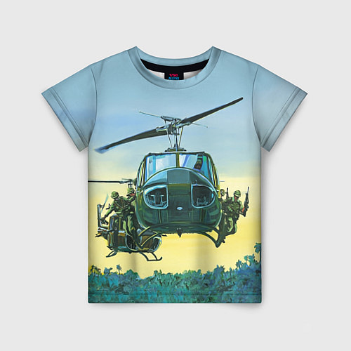 Детская футболка Вертолеты / 3D-принт – фото 1