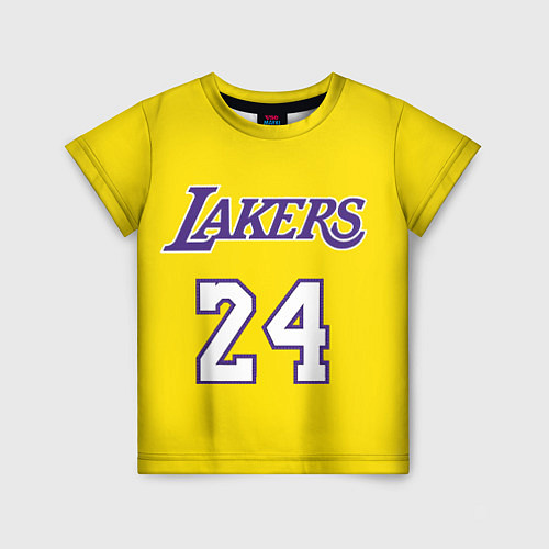 Детская футболка Kobe Bryant 24 / 3D-принт – фото 1