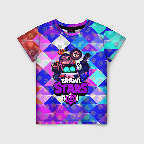 Детская футболка BRAWL STARS:8BIT / 3D-принт – фото 1