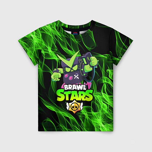 Детская футболка BRAWL STARS VIRUS 8-BIT / 3D-принт – фото 1