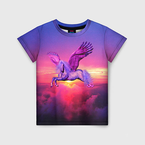 Детская футболка Dusk Sky Horse / 3D-принт – фото 1