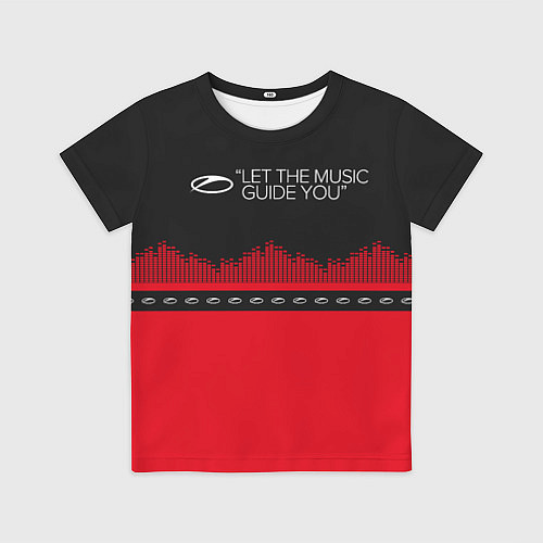 Детская футболка ASOT Let The Music Guide You / 3D-принт – фото 1