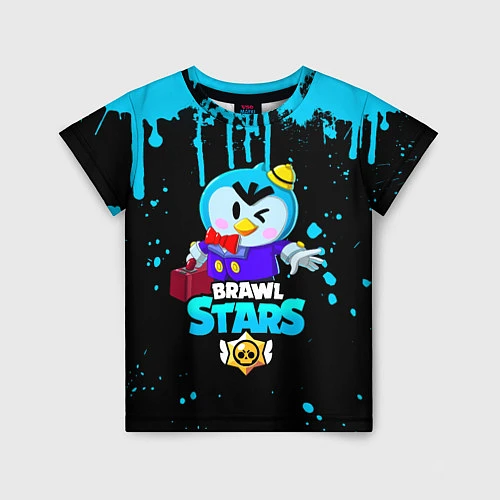 Детская футболка BRAWL STARS MRP / 3D-принт – фото 1