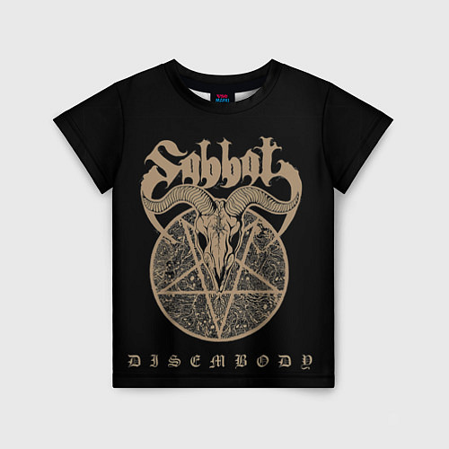Детская футболка Sabbat / 3D-принт – фото 1