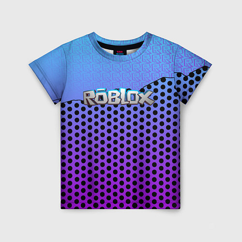 Детская футболка Roblox Gradient Pattern / 3D-принт – фото 1