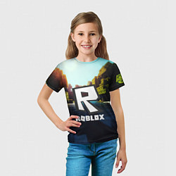 Футболка детская ROBLOX, цвет: 3D-принт — фото 2