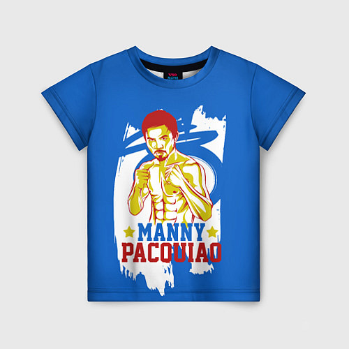 Детская футболка Manny Pacquiao / 3D-принт – фото 1