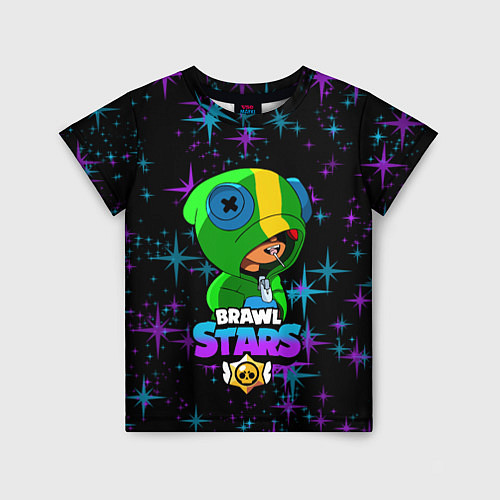 Детская футболка Brawl Stars LEON / 3D-принт – фото 1