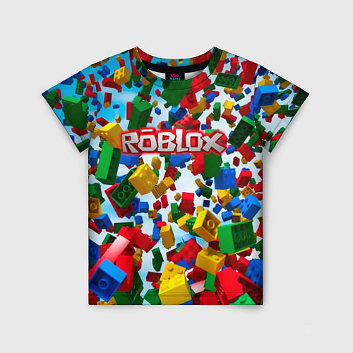 Детская футболка Roblox Cubes / 3D-принт – фото 1